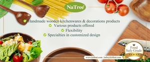 مجموعة أدوات مطبخ من خشب السنط من Natree ، ألواح تقطيع مربعة وصديقة للأطعمة من خشب السنط - Product Image 2