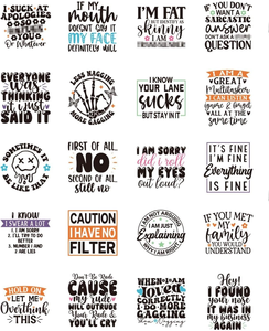 Pegatinas Personalizadas Impermeables con Protección UV DTF, 8 Hojas de Vinilo/PVC para Transferencia, para Llaveros de Hotel, Regalos Promocionales - Product Image 3