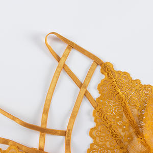 Ladymate ODM/OEM Conjunto 2 Piezas De Lenceria Femenina <span class=keywords><strong>Colales</strong></span> Conjunto De Lencería De Encaje Floral Conjunto De Sujetador Transparente Conjuntos De Lencería Sexy - Product Image 5