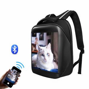 กระเป๋าเป้สะพายหลัง LED อัจฉริยะพร้อมจอแสดงผล LED สำหรับโฆษณาแบบไดนามิก กันน้ำ สำหรับคนเดิน - Product Image 5