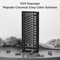 XVX gris dégradé colorant Sublimation PBT Keycap Set 132 touches personnalisé personnalisé mignon clavier mécanique