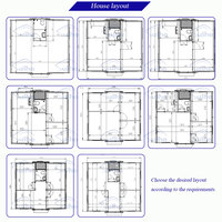 Casa Contenedor Expandible Plegable de Doble Ala, Casa Móvil Prefabricada para Sala de Estar de Villa y Proyectos Económicos de Taller