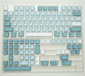 Clavier mécanique pour gamer <span class=keywords><strong>GMK</strong></span> Iceberg Theme avec 125 touches, touches en PBT sublimées XDA - Product Image 2