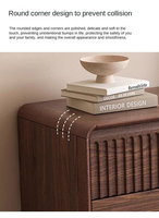 Table de chevet moderne européenne en bois massif de pin, commode autoportante à 5 tiroirs pour chambre et appartement