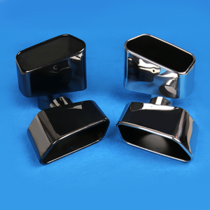 Para <span class=keywords><strong>Bmw</strong></span> 5 Series F10 F18 Upgrade 535, silenciador de escape Cuadrado Negro, tubos de escape de coche - Product Image 6