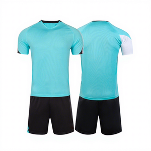 Conjuntos de Uniformes de Fútbol Personalizados Sublimados para Hombre, Kits de Fútbol Transpirables de Secado Rápido, Camiseta de Entrenamiento de Manga Corta con Cuello en V, 100% - Product Image 6