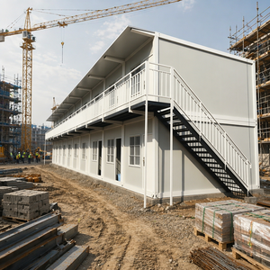 Oficina de Obra Desmontable de 2 Pisos Lista para Enviar, para Viviendas Modulares para Trabajadores y Campamentos Prefabricados en Obra - Product Image 1