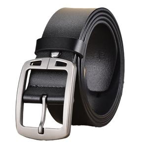 <span class=keywords><strong>Ceinture</strong></span> pour hommes en cuir de vachette Offre Spéciale boucle en alliage de haute qualité ceintures en cuir véritable avec broche Bulcke - Product Image 5