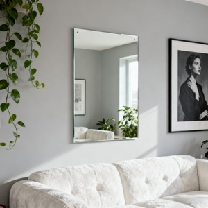 Home Use Wall <b>Mirror</b> Customized Shape and Size clear Durable Safety Wholesales Wall <b>Mirror</b> Be Used in Bathroom Living Room - Product Image 1