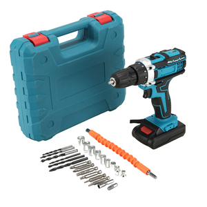 Ensemble d'outils électriques sans fil de haute qualité 21V, mini perceuses-visseuses, perceuse à percussion avec batterie au lithium - Product Image 1