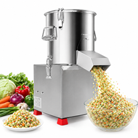 Hachoir multifonction automatique pour fruits, légumes et viande, pour usage en restaurant, avec moteur et acier inoxydable de qualité alimentaire