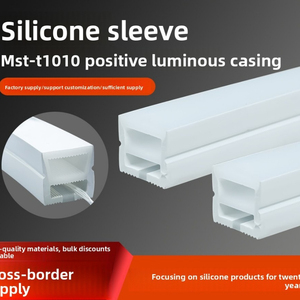 Manchon en silicone pur résistant aux températures élevées et basses, avec bordure filetée, diverses spécifications, émission positive 1010 - Product Image 1