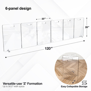 Premio di grandi dimensioni in acrilico chiaro cane gioco penna recinzione pannello Plexiglass cane cancello con pulsante di chiusura tipo - Product Image 3