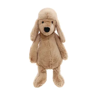 Production de jouets pour enfants à prix préférentiel caniche chiens animaux jouets en peluche