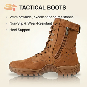 Botas de desierto altas transpirables de verano SIKE para hombre, botas transpirables ultraligeras - Product Image 1
