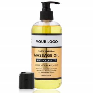 Huile de massage corporelle naturelle personnalisée pour la relaxation, pour le visage, les cheveux et le corps, marque privée - Product Image 6