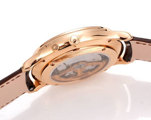 Men's Business Mechanical <b>Watch</b> Moon Phase Display Sapphire Crystal Dial Stainless Steel/Alloy <b>Case</b> Genuine Leather Band - Product Image 5