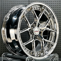 Rines de Carreras Cromados de 2 Piezas de 20, 21, 22 y 24 Pulgadas, Forjados a Medida para BMW M3 G80, M4 G82, M5 F90, G90, M8, C63, E63, 720S, 750S, Artura