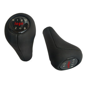 Poignée de levier de vitesses BMW en cuir 6 vitesses Logo personnalisé Design ergonomique - Product Image 2