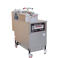 Nueva Freidora Industrial a Gas Programable y Controlada por Computadora para Pollo Frito, Fabricada con Acero Inoxidable 304