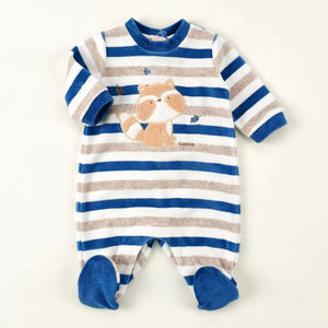 Nouveau-né personnalisé automne hiver bébé vêtements filles combinaison bébé vêtements Bebes barboteuse petits garçons pyjamas velours chaud <span class=keywords><strong>combishort</strong></span> - Product Image 1