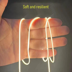 <b>12V</b>/24V Flexible Silicone Filament Lamp 1.6mm Narrow 360 Degree Luminous Soft COB Strip Light for <b>LED</b> Filament <b>Bulb</b> - Product Image 4