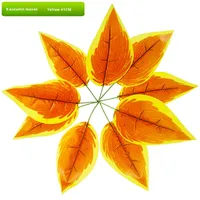 Vente directe d'usine, fleurs artificielles en plastique, accessoires pour mur végétal, feuilles collées, aspect réaliste, Monstera vert radis
