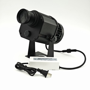 Tuweisi 60W High-Definition Gobo Logo LED <b>Light</b> <b>Projector</b> IP65 ROHS Aluminum Ra80 11000lm Outdoor White Advertising 1-Year Lfx-1 - Product Image 4