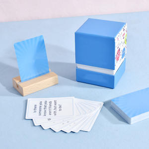 Juego de Cartas Personalizado <span class=keywords><strong>para</strong></span> Pareja con Caja Rígida, Juego de Tarjetas Cognitivas con Memoria de Colores Combinados - Product Image 2