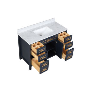 48 inch <b>Free</b> <b>Standing</b> Modern High End <b>Bathroom</b> Vanity with Ceramic Basin and Water Resistant Features <b>bathroom</b> vanity - Product Image 5