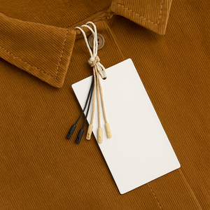 Commercio all'ingrosso della fabbrica cerchio personalizzato appendere le etichette con la stringa di 18cm riciclabile Hangtag usa e getta corda per abbigliamento in plastica - Product Image 6