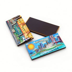 Oem 3D Travel Souvenir Magnetic Refrigerator Stickers Logo Custom Different Countries Magnet Mdf Epoxy <b>Fridge</b> Magnets - Product Image 1