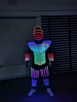 Efun quantité minimale de commande 1 PC promotionnel Programmable écran LED Robot lumineux Costume échasses marcheur Led Costume événement avec batterie barre de fête