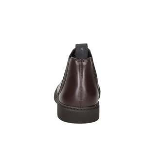 Stivaletto da uomo 19L6 in pelle nera stile Chelsea, slip-on, per uso casual. - Product Image 4
