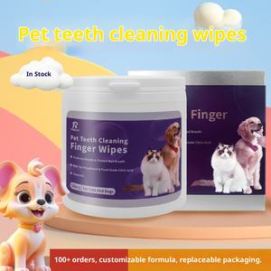 Salviette per la Pulizia dei Denti degli Animali Domestici in Tessuto Non Tessuto Ecologico OEM per il Commercio Estero, Usa e Getta per Cani - Product Image 3