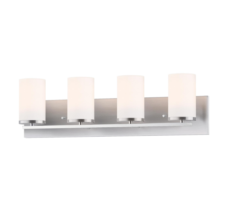 Brush Nickel Bathroom Light Fixtures 4