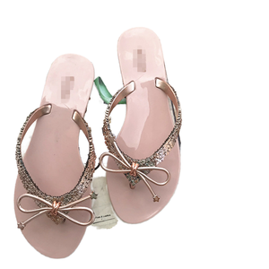 Nouvelles chaussures d'été sexy pour femmes en satin, forme nœud, à talon ultra haut et bout pointu, polyvalentes et sophistiquées - Product Image 1