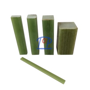 Aislante de Varilla Rectangular de Fibra de Vidrio, Resina Epoxi FRP, Varilla de Núcleo Sólido de Fibra de Vidrio - Product Image 1