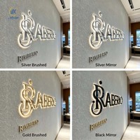 Letrero con Logotipo 3D Personalizado, Letrero Luminoso con Letras de Canal Retroiluminadas, Letrero para Exteriores de Pared para Negocios, Tiendas, Fachadas, Letrero LED Iluminado