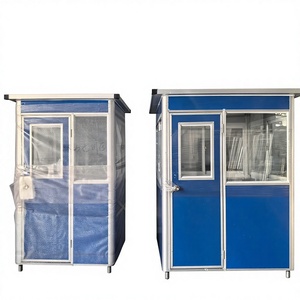 Cabine de Garde Mobile Moderne Écologique Légère et Étanche en Panneaux Sandwich pour Bureau de Billetterie et Poste de Garde <span class=keywords><strong>à</strong></span> Vendre - Product Image 1