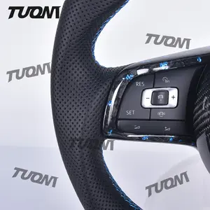 Carbon Fiber Steering Wheel For Volkswagen VW Golf 7 Mk7 GTI Golf R R-line