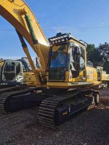 Pelleteuse hydraulique sur chenilles KOMATSU PC350-8 d'occasion de 35 tonnes fabriquée en ingénierie avec boîte de vitesses et moteur d'origine KOMATSU - Product Image 4
