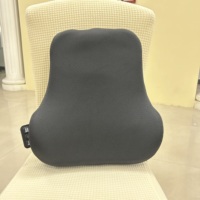 Nouveau électrique vertèbre cervicale dos massage oreiller taille masseur chaise de bureau maison voiture oreiller lombaire voiture coussin lombaire