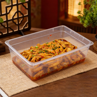 Wadah Makanan Ukuran Khusus, Aman untuk Kontak Makanan, Tahan Panas Lama, Bahan PC, Ukuran 1/1, Laris, Wadah GN untuk Dapur Dingin