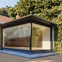 Fenêtre à battant en aluminium anti-ouragan avec isolation phonique et thermique, design étanche testé pour usage extérieur de villa et cuisine