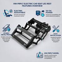 Support de repose-jambes électrique pour sièges de pilote VIP d'aviation Vito V-Class Sprinter Hiace