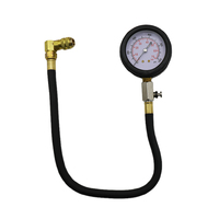 Kit d'outils de testeur de compression moteur universel 14 pièces Ensemble de manomètres de pression de cylindre avec adaptateurs pour diagnostic et réparation automobile