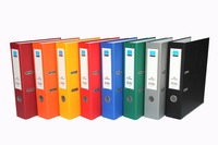 Carpeta Archivadora de Papel Personalizada, Tamaño A4/FC, Carpeta de Anillas con Palanca de 2 Anillas, Cubierta Rígida de PP, Carpeta de Gestión de Archivos de Cartón