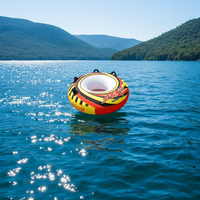 Bateau banane gonflable portable antidérapant et sûr pour parc aquatique