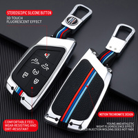 Étui de protection pour clé de voiture en alliage de zinc et gel de silice pour Corvette C8 Coupé Chevrolet C7 ZR1 Z06, porte-clés, accessoires de sac